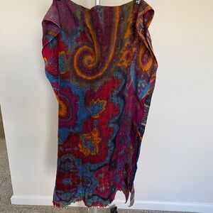 Lucky Brand Multicolor Wool Fabric